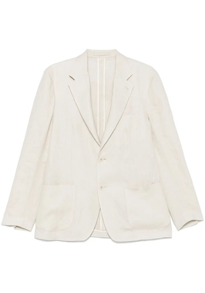Lardini linen blazer - Neutrals