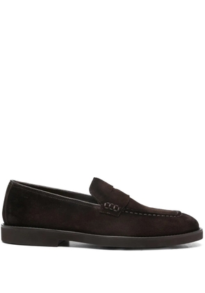 Doucal's suede loafers - Brown