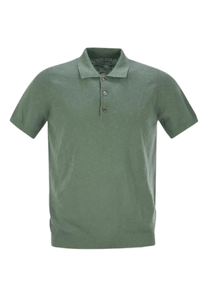 PT Torino button short-sleeve polo shirt - Green