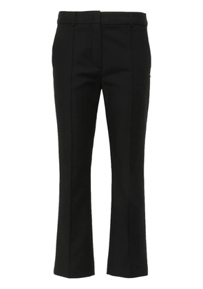 Sportmax Asiago raised-seam straight trousers - Black