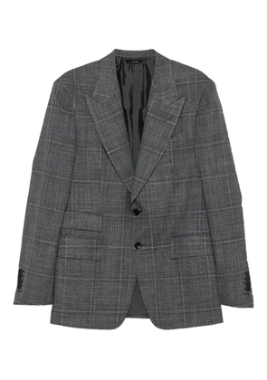 TOM FORD checked blazer - Grey
