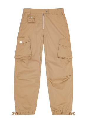 GANNI organic-cotton cargo trousers - Neutrals