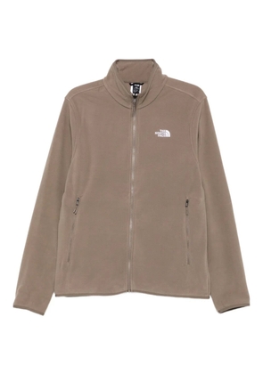 The North Face zip logo sweatshirt - Brown
