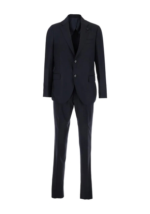 Lardini wool-silk blend single-breasted suit - Blue