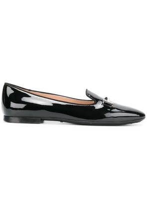 Tod's Double T slippers - Black