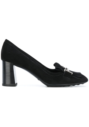 Tod's Double T fringed pumps - Black