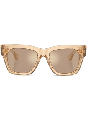 Burberry Eyewear transparent wayfarer-frame sunglasses - Brown