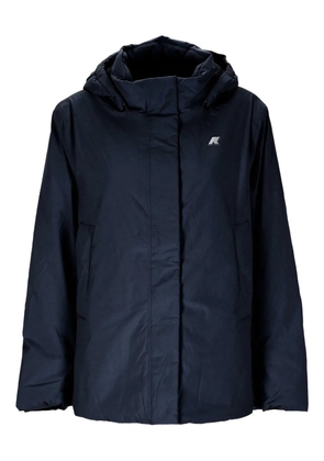 K-Way Marlette hooded waterproof jacket - Blue
