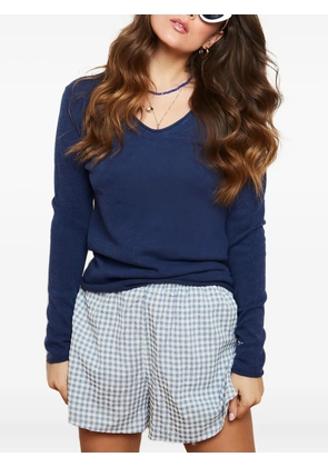 vue sur mer Paloma V-neck T-shirt - Blue