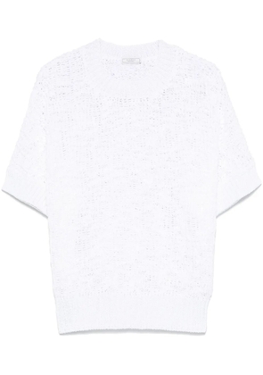 Peserico crochet-knit sweater - White