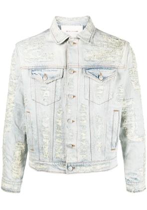 1017 ALYX 9SM distressed denim jacket - Blue