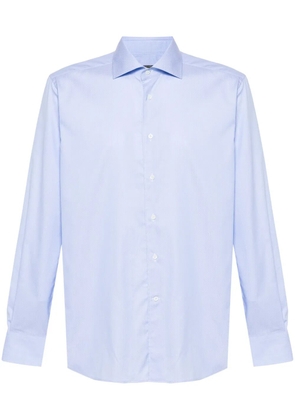 Corneliani mini-checked shirt - Blue