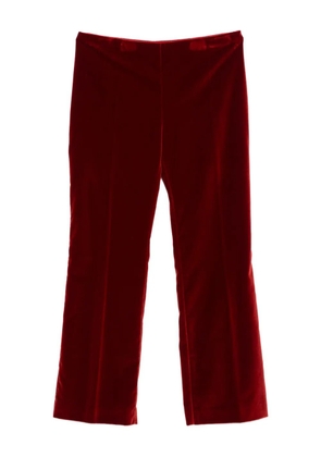 ETRO velvet-textured trousers