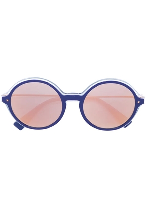 VALENTINO GARAVANI EYEWEAR tinted round sunglasses - Metallic