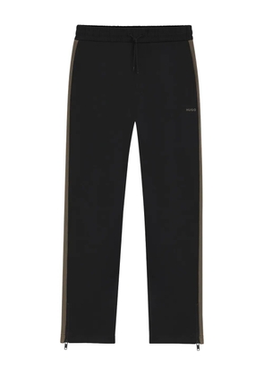 HUGO side-stripe drawstring sweatpants - Black