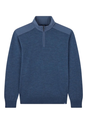 Paul & Shark half-zip detail sweater - Blue