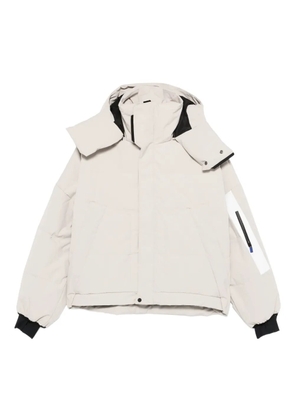 Templa hooded zip-fastening ski jacket - Neutrals