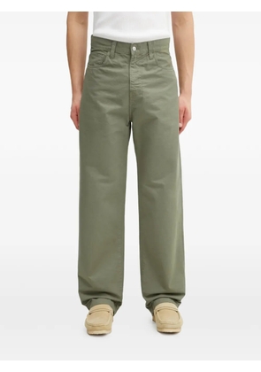 Carhartt WIP logo-patch trousers - Green