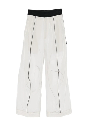 ALAINPAUL piping track pants - Grey