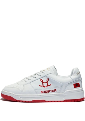 Leandro Lopes Tony embroidered-logo sneakers - White