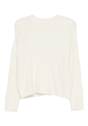 AMISH crew-neck sweater - White