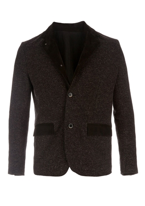 Side Slope Single breasted blazer - Brown