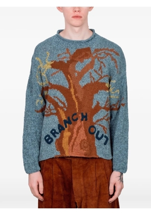 STORY mfg. Twinsun sweater - Blue