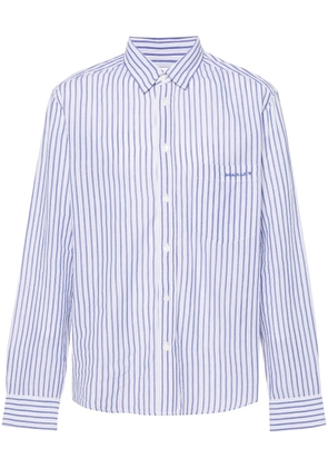 MARANT Jasolo striped cotton shirt - Blue