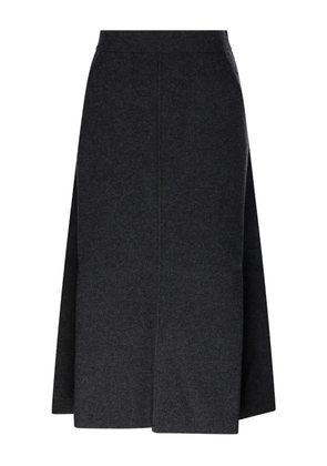 Max Mara asymmetric-hem midi skirt - Grey