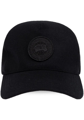 Canada Goose logo-patch baseball cap - Black