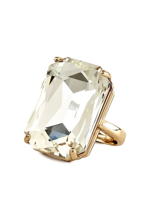 Kenneth Jay Lane crystal-embellished adjustable ring - Gold