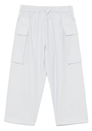 Y-3 wide-leg cargo pants - Blue