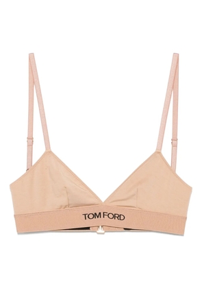 TOM FORD logo-underband bra - Neutrals