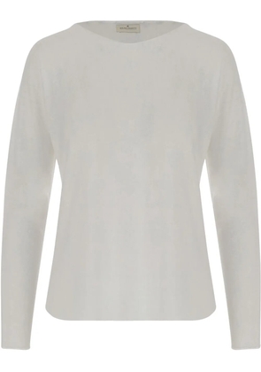 Bruno Manetti round-neck sweater - White