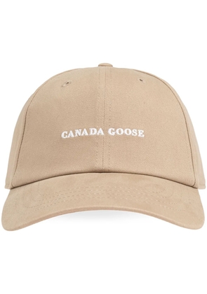 Canada Goose logo-embroidered cap - Neutrals