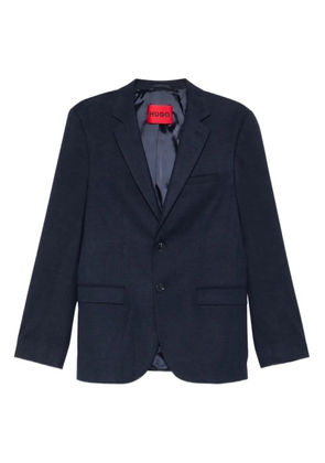 HUGO single-breasted blazer - Blue