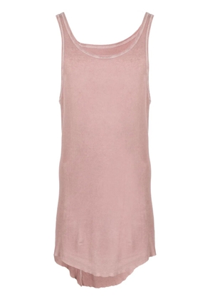 Boris Bidjan Saberi appliqué-detail tank top - Pink