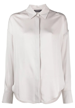 Lorena Antoniazzi Luna spread-collar button-up shirt - Grey