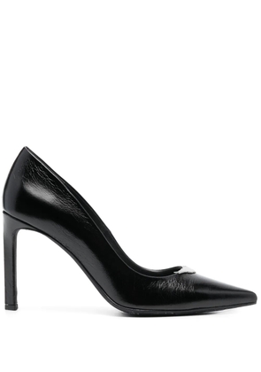 Zadig&Voltaire Perfect Vintage 100mm leather pumps - Black