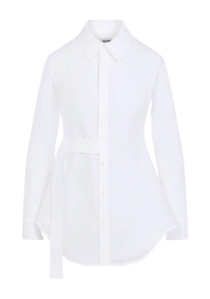 Jean Paul Gaultier belted shirt - White