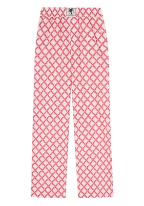 Palm Angels logo split trousers - Pink