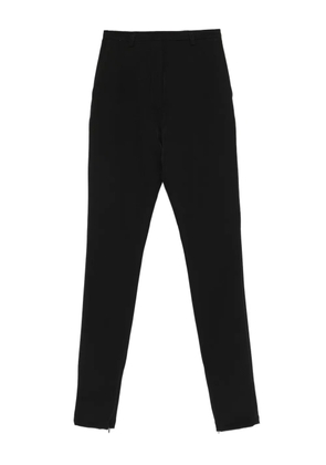 THELATEST zip-detail flat-front trousers - Black