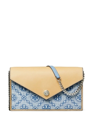 Tory Burch T monogram cross body bag - Blue
