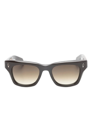 Jacques Marie Mage Dealan geometric-frame sunglasses - Brown