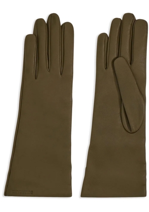 Ferragamo cashmere lining gloves - Green