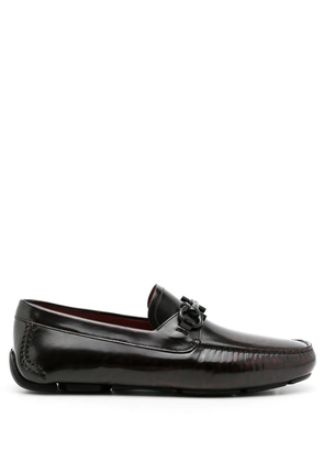 Ferragamo leather penny loafers - Brown