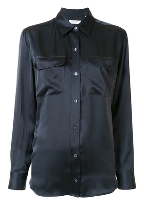 Equipment Signature silk satin shirt - Blue