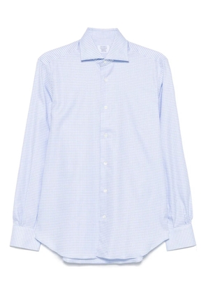 Mazzarelli checked shirt - Blue