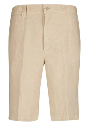 120% Lino linen bermuda shorts - Neutrals