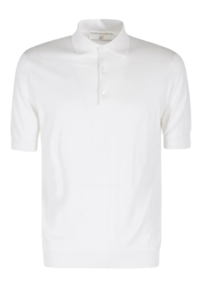 Filippo De Laurentiis short-sleeve polo shirt - White